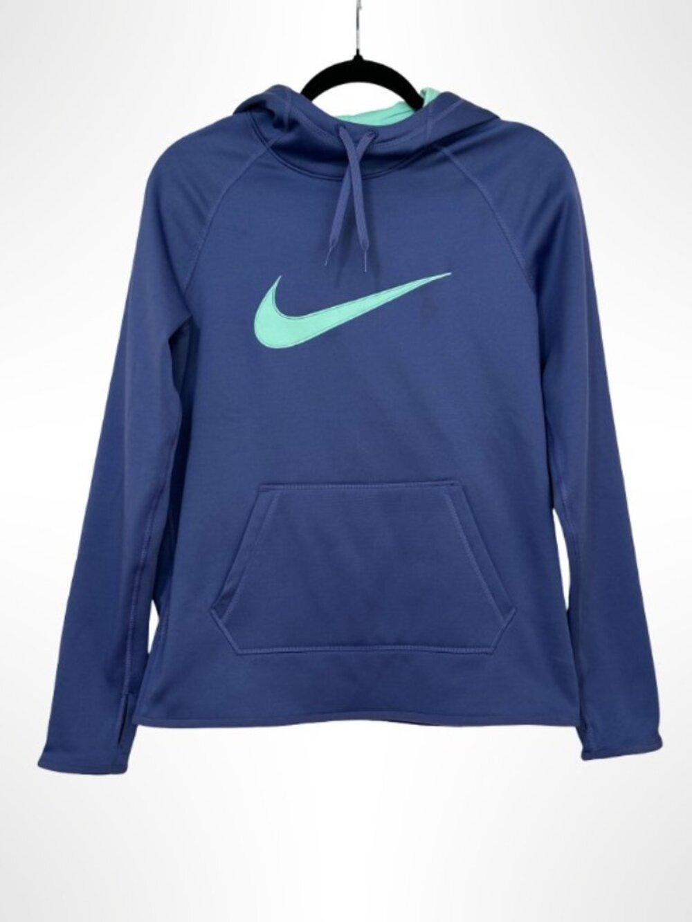 NIKE Therma All Time Pullover Training Hoodie S Blue NWOT